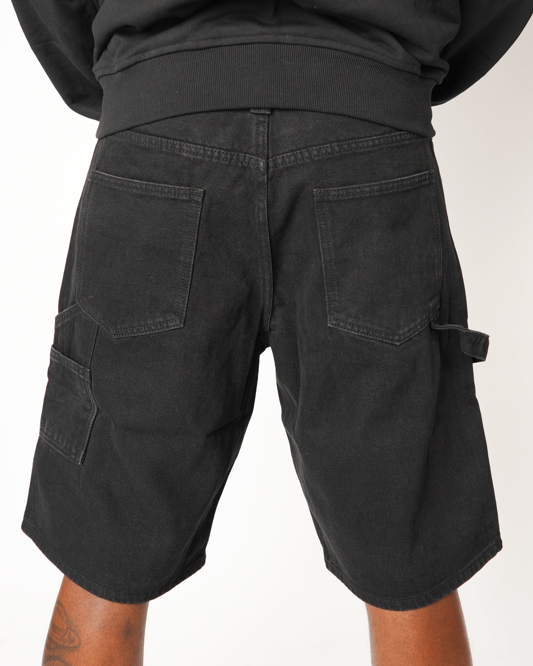 Baggy Carpenter Jorts - Black