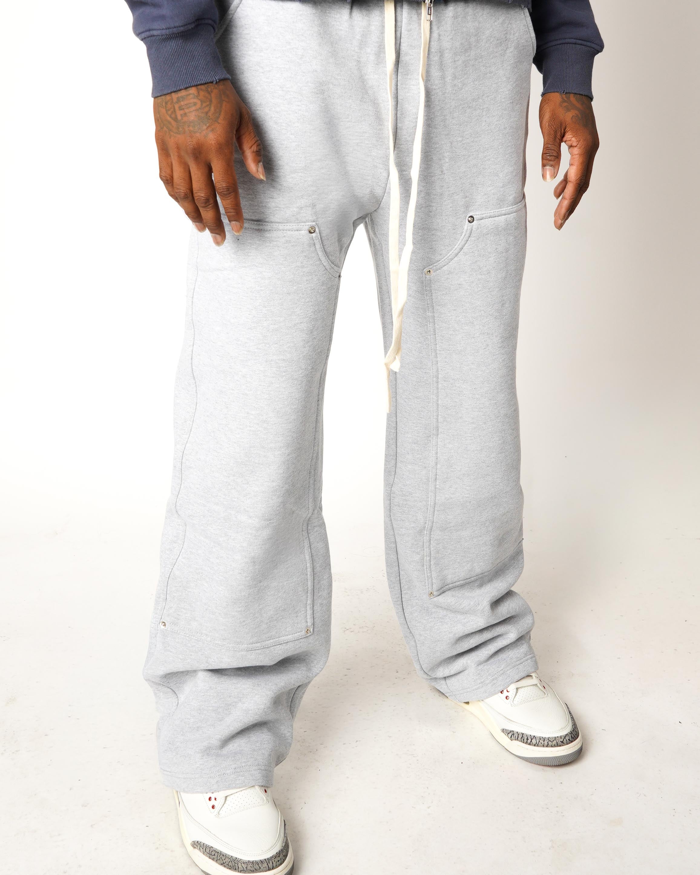 Carpenter Sweatpants - Heather Grey