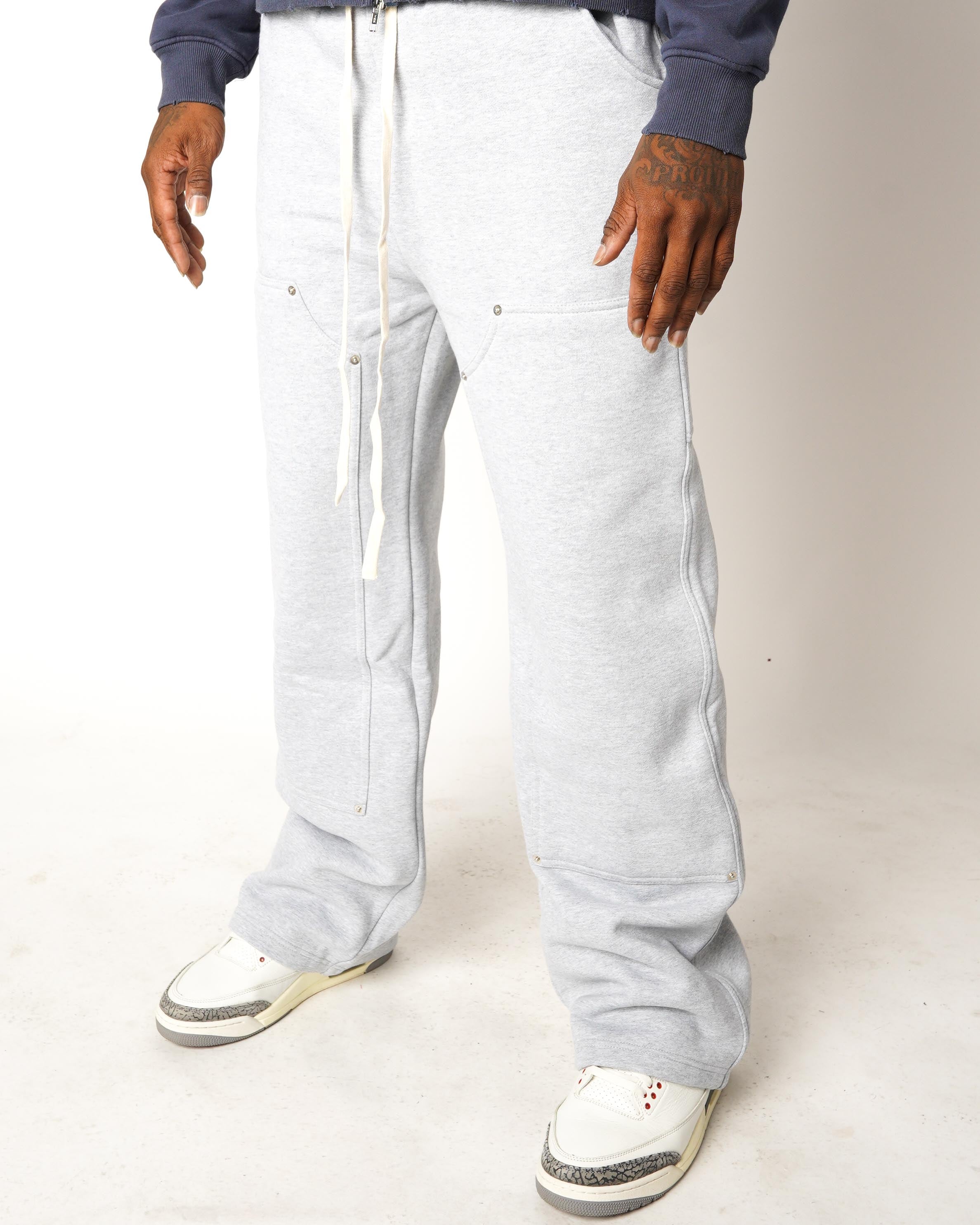 Carpenter Sweatpants - Heather Grey