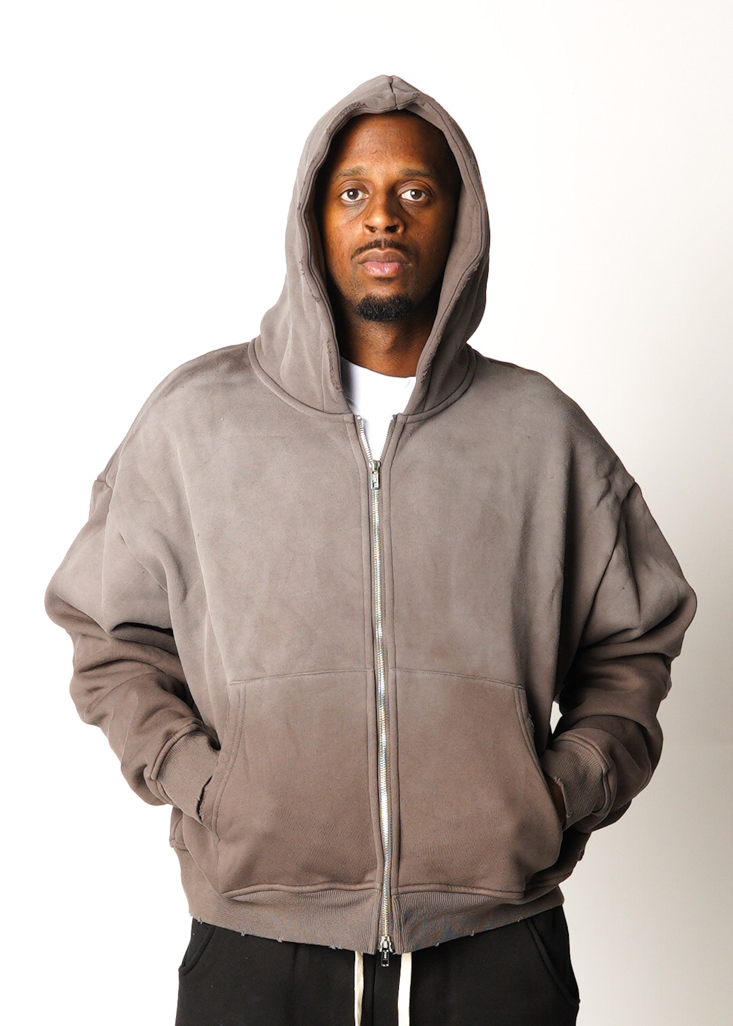 Storm Fade Zip Up Hoodie - Shadow