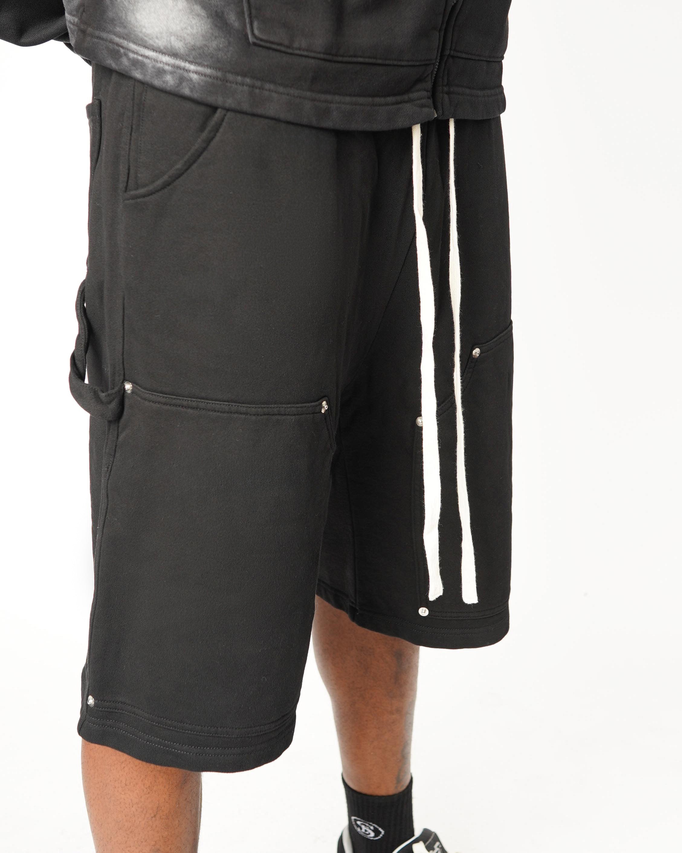 Carpenter Sweatshorts - Black